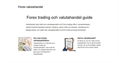 Desktop Screenshot of forexvalutahandel.com